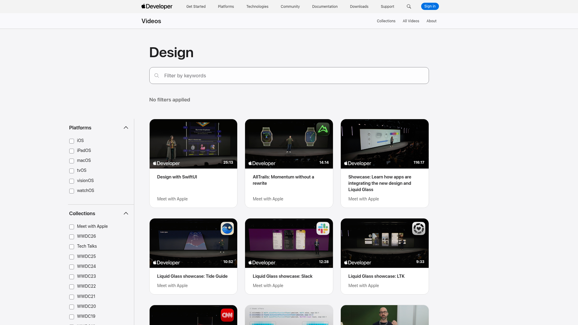 Apple Design Videos preview