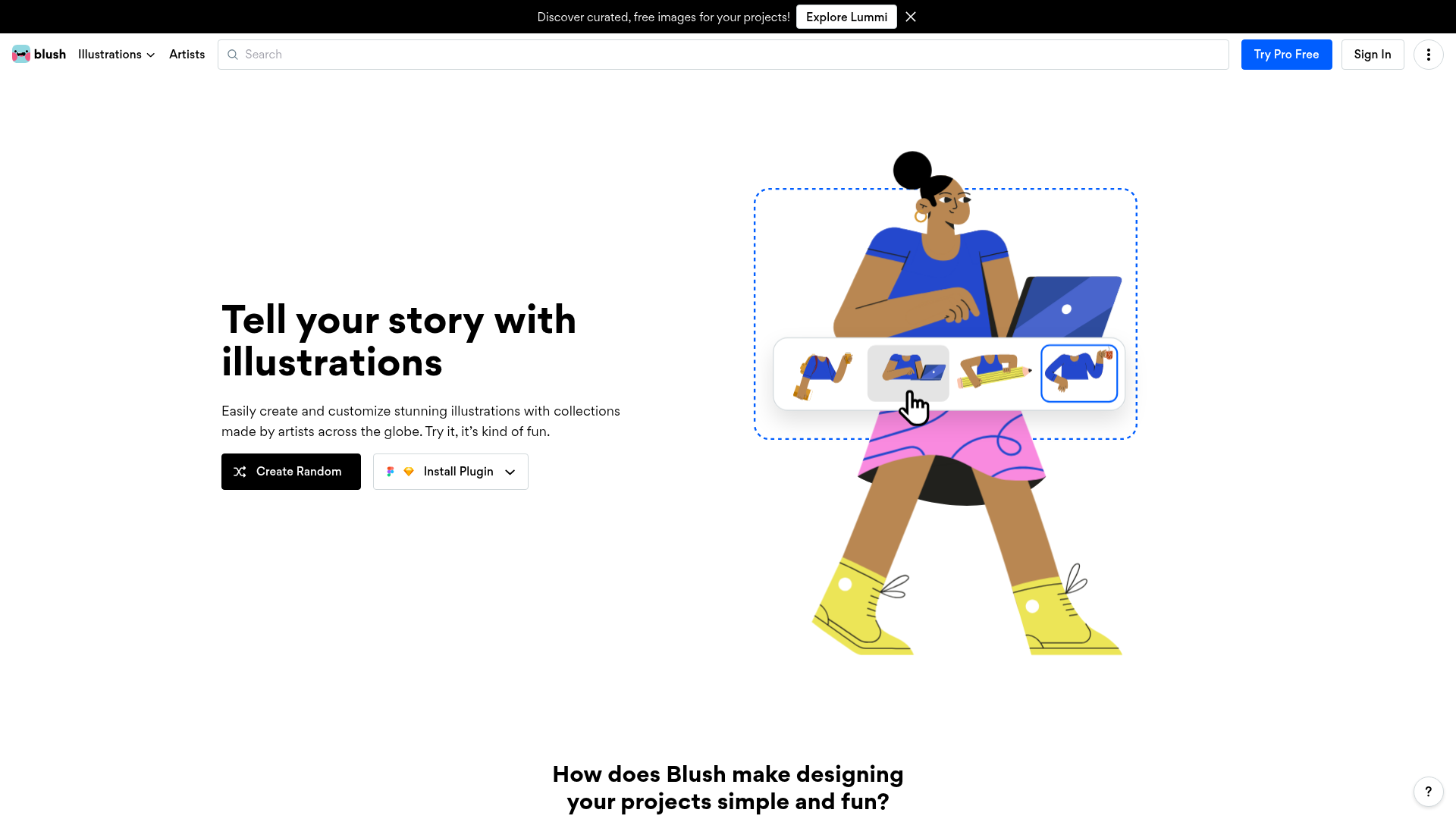 Blush preview