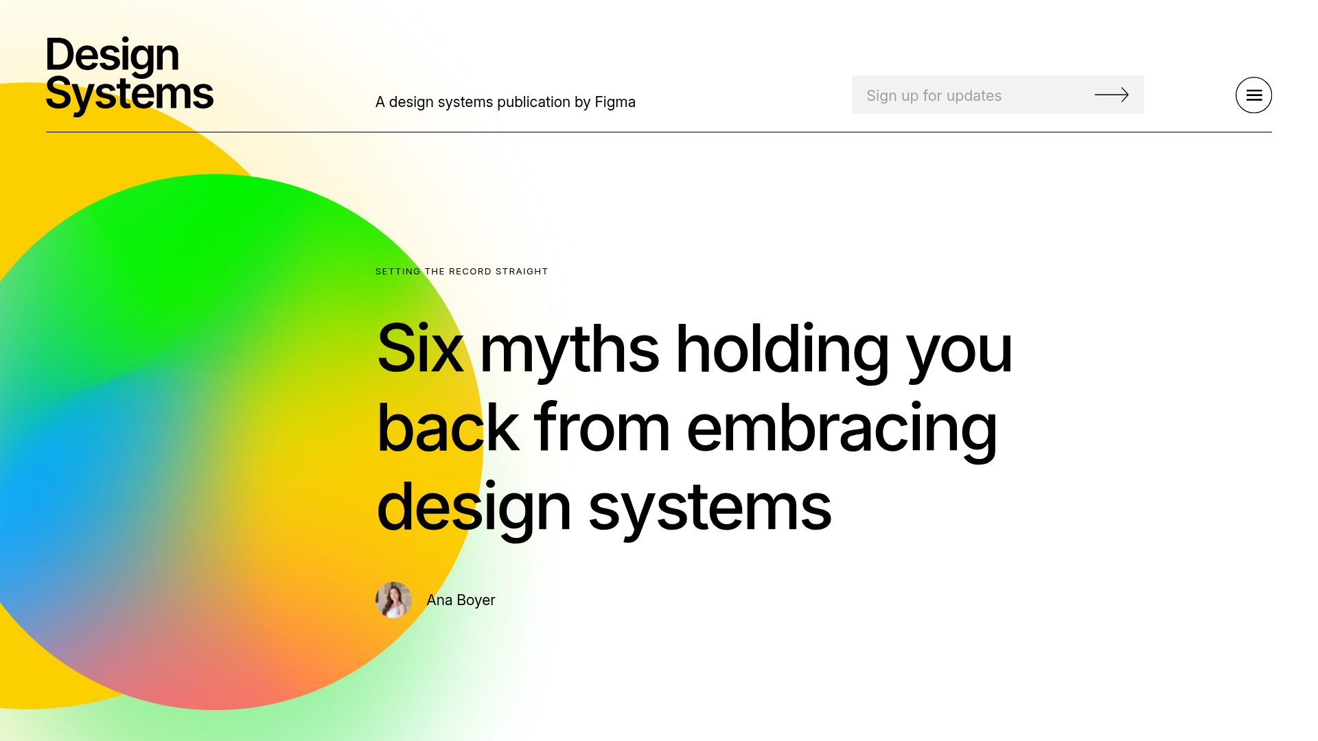 Design Systems preview