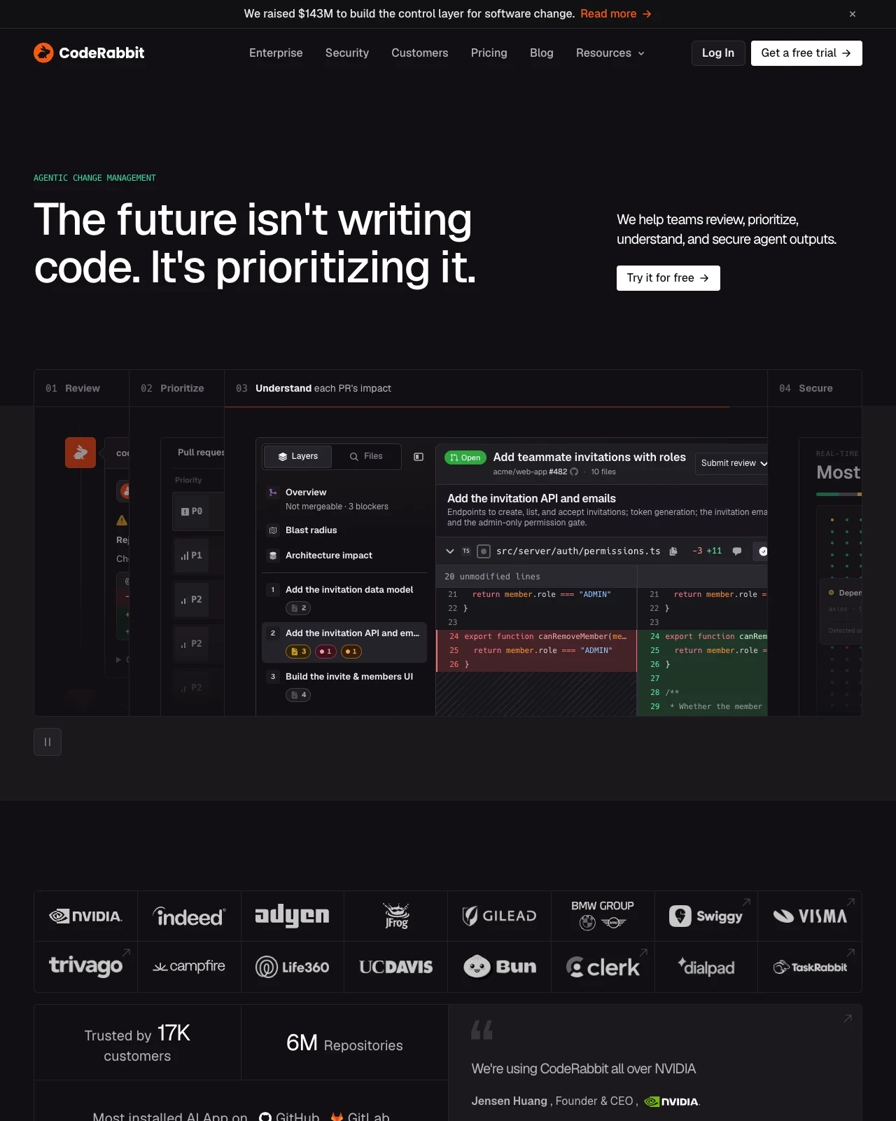 Coderabbit screenshot