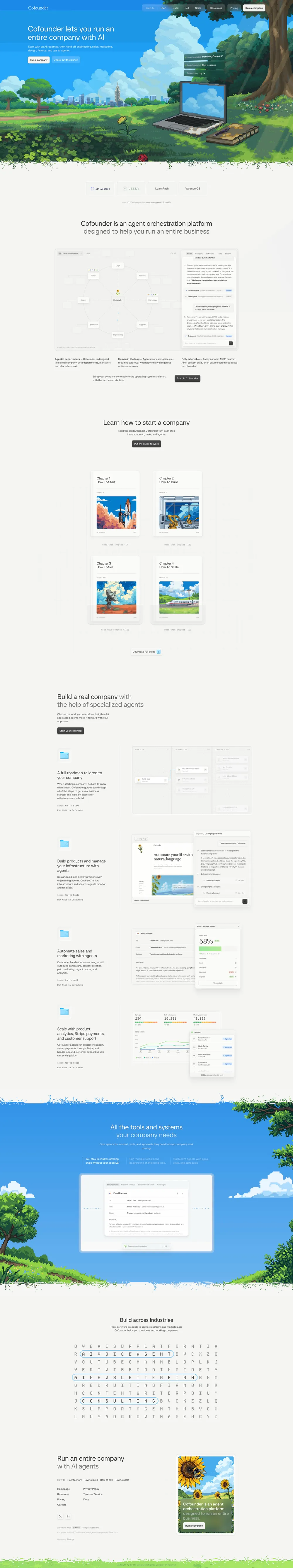Cofounder desktop screenshot