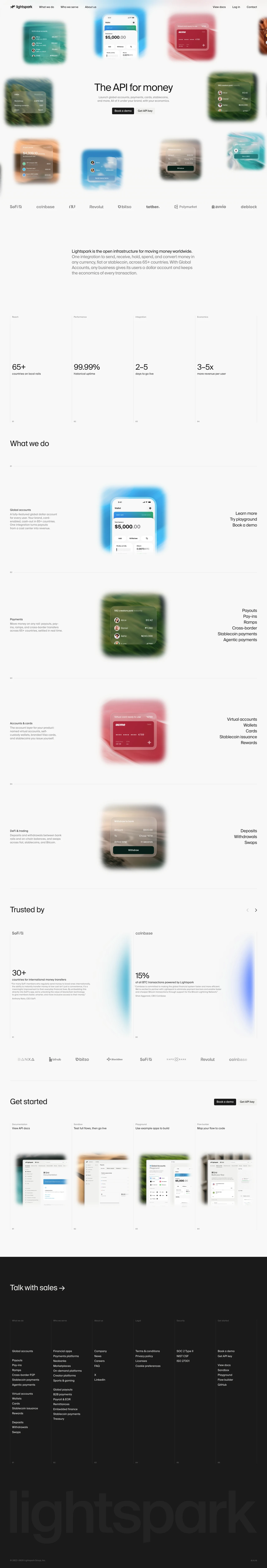 Lightspark desktop screenshot