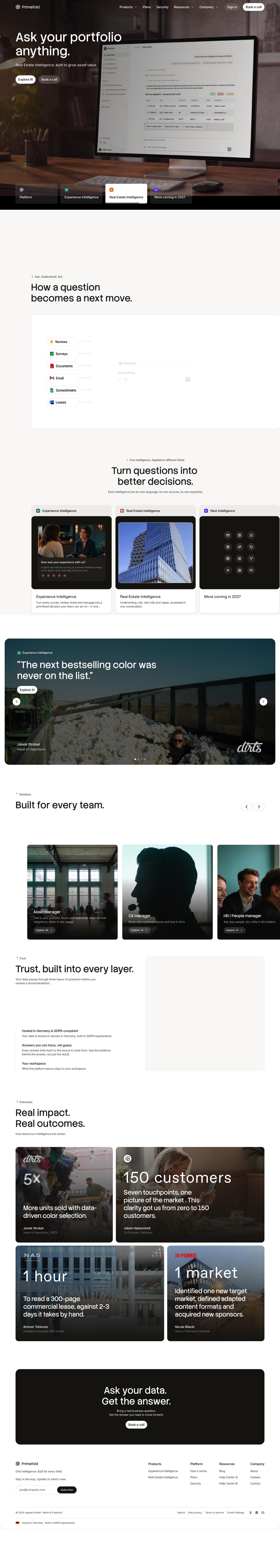 Primefold desktop screenshot
