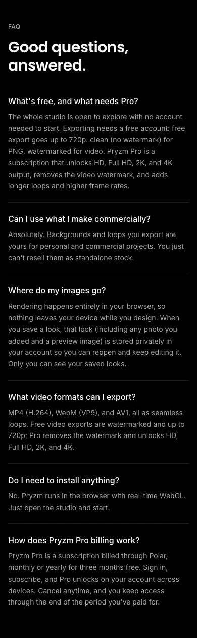 FAQ mobile crop