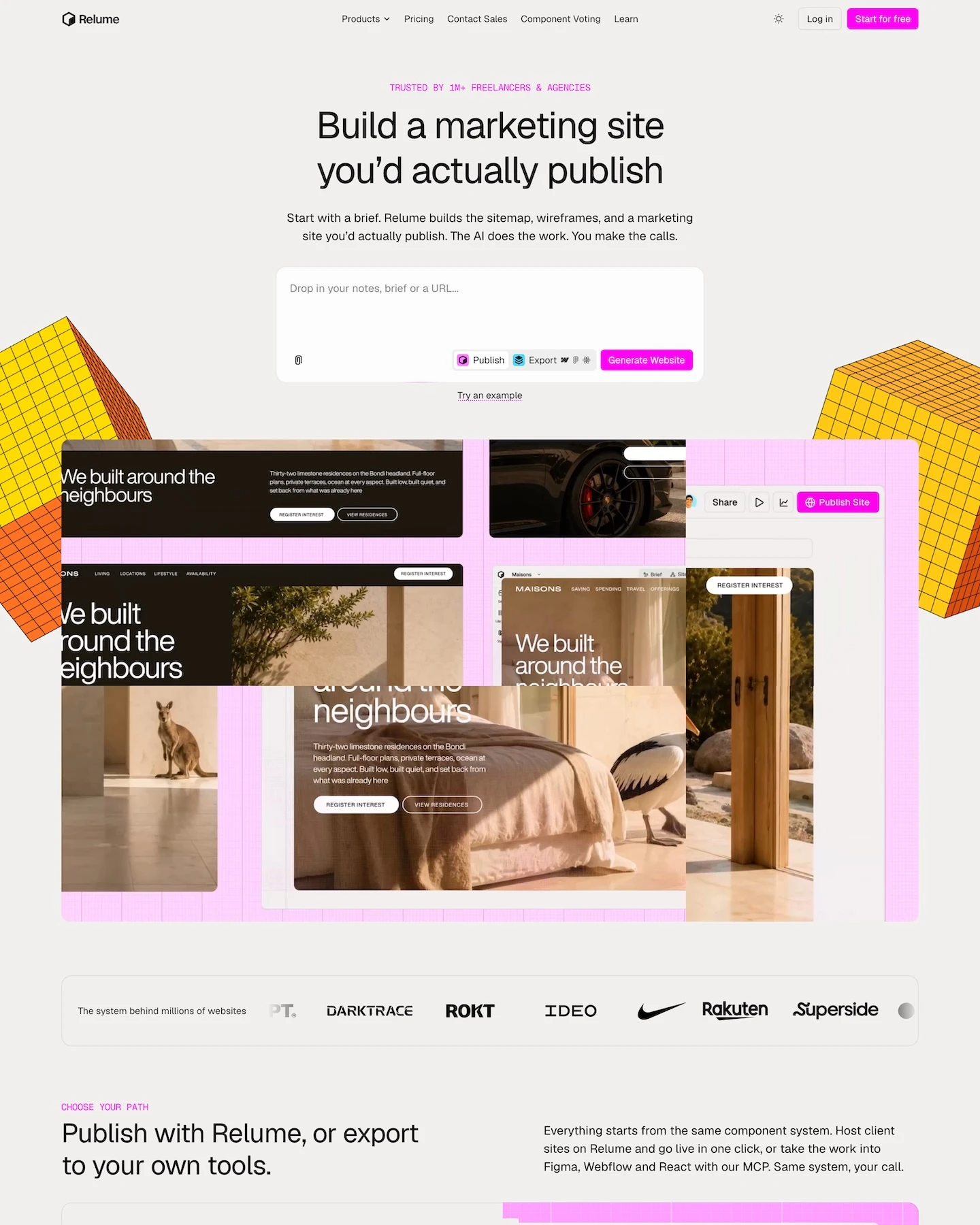 Relume screenshot