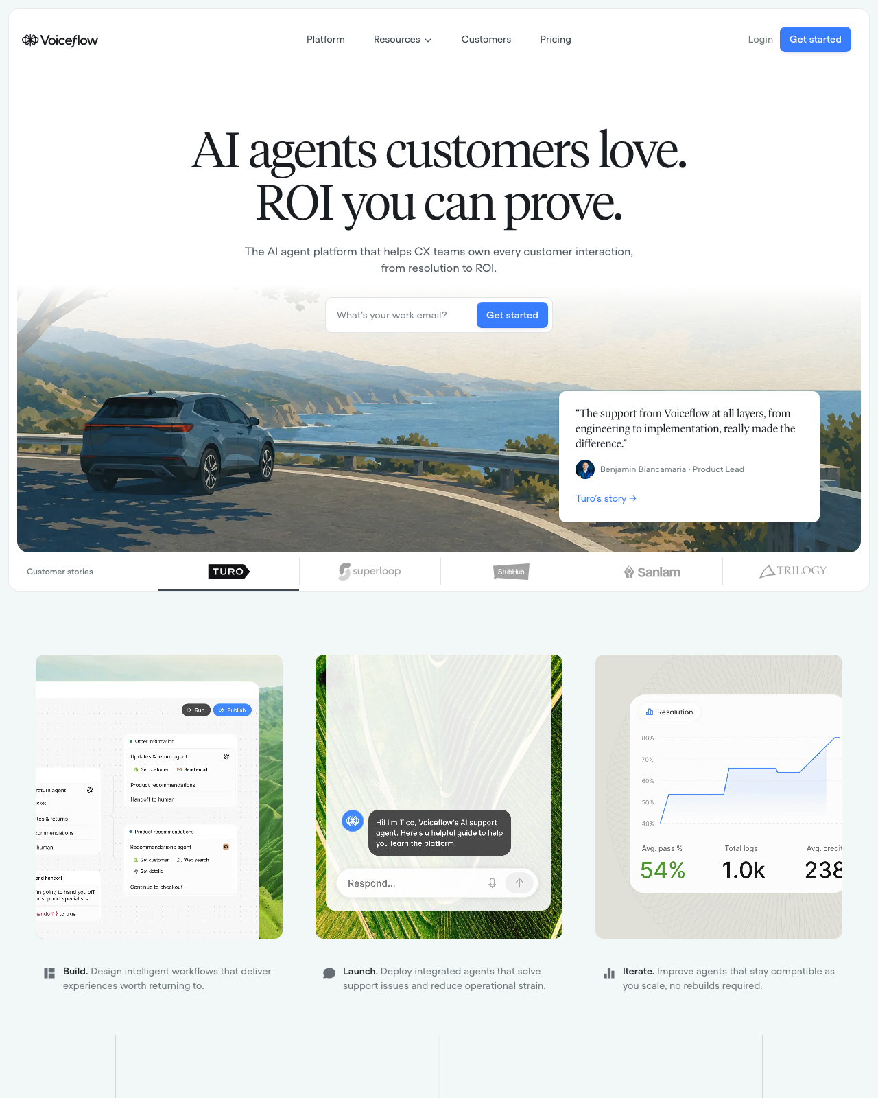 Voiceflow screenshot