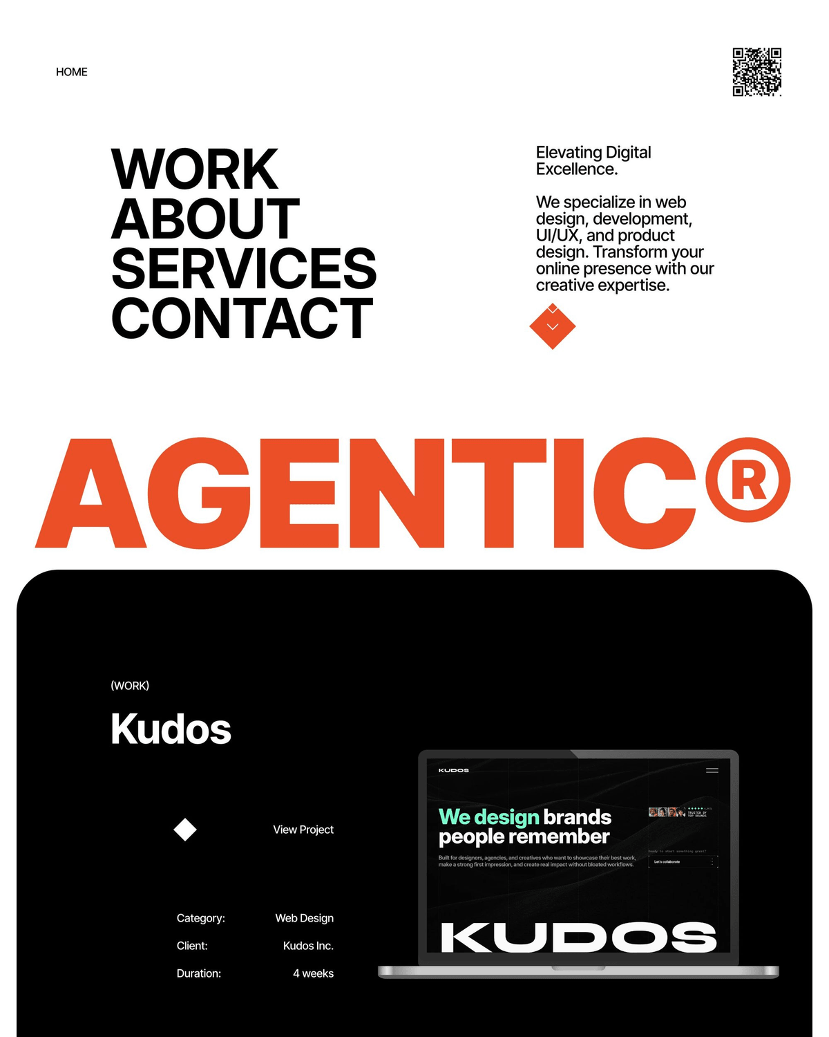 Agentic - Design Agency Template screenshot