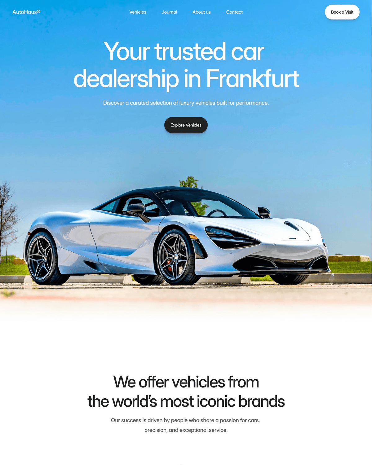 Autohaus — Car Dealership Website Template screenshot