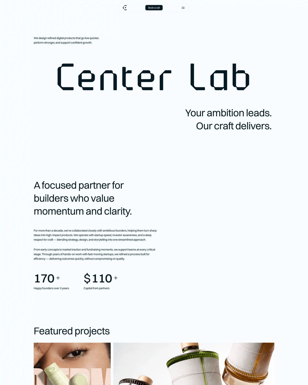 CenterLab - Studio Template screenshot