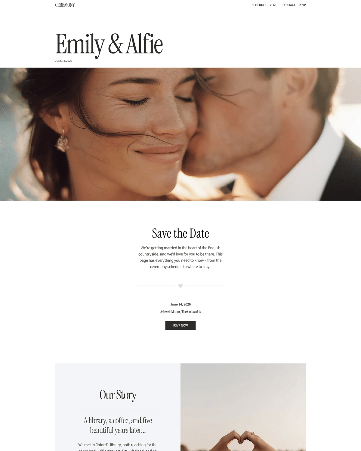 Ceremony Framer Template screenshot
