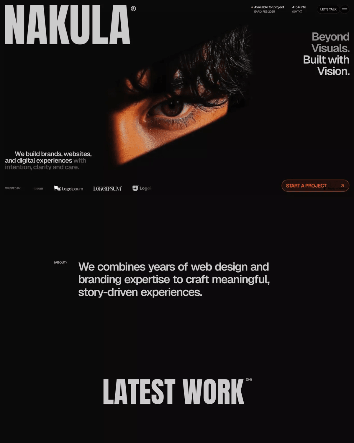 Nakula - Framer Template screenshot