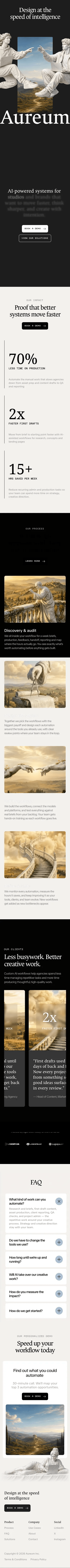 Renaissance - AI Agency Website Template mobile screenshot