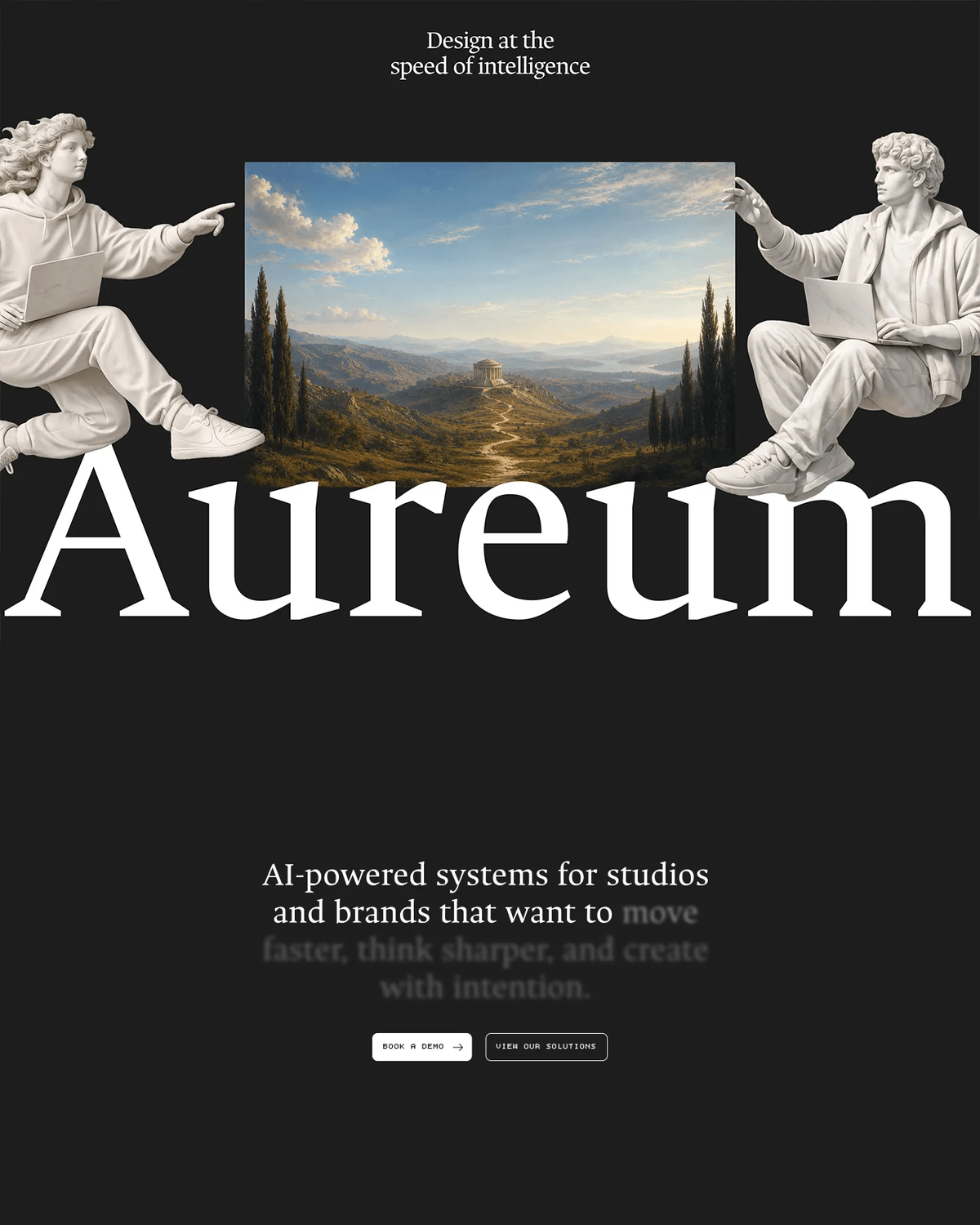 Renaissance - AI Agency Website Template screenshot