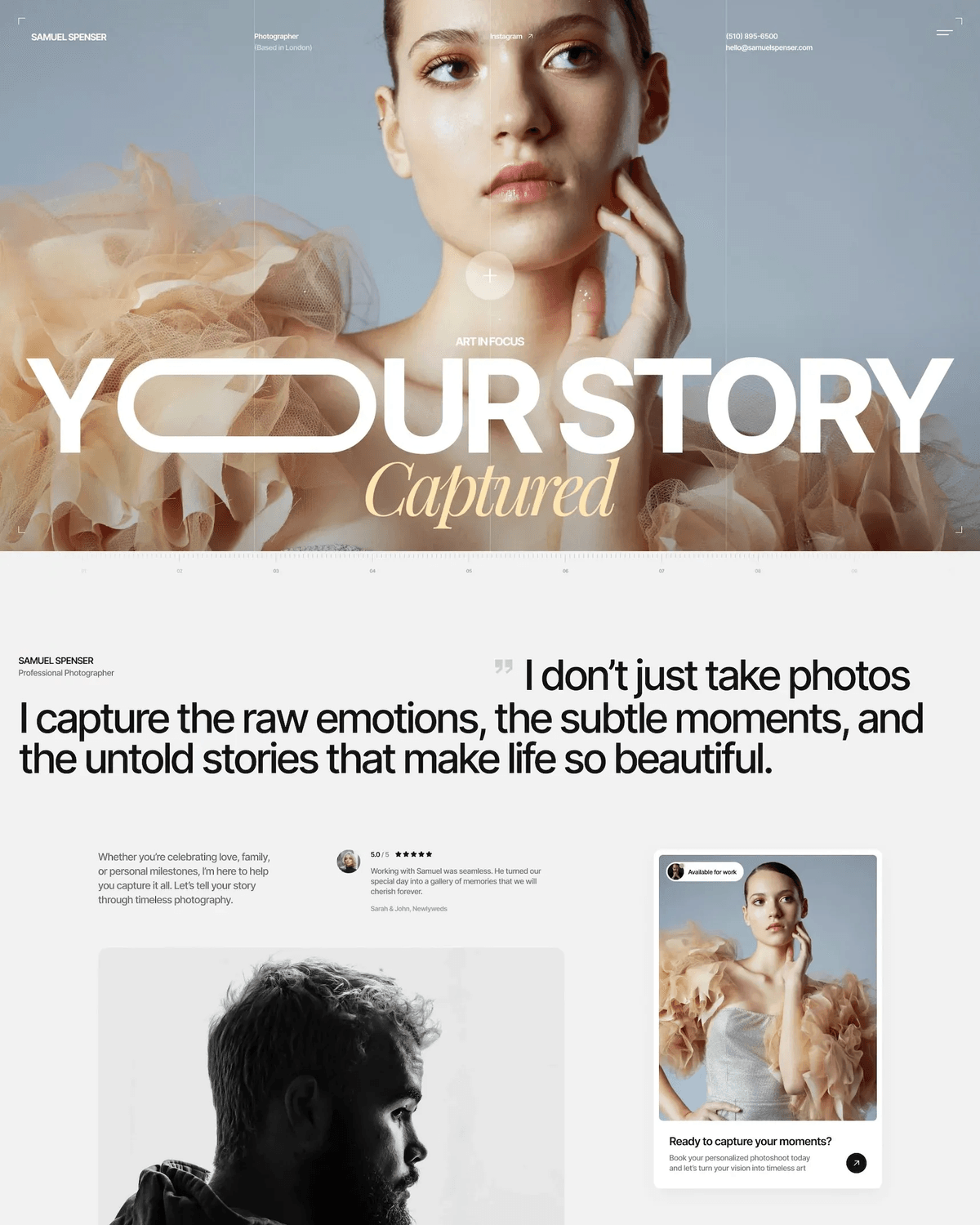 Samuel Spenser | Professional Photographer in London screenshot