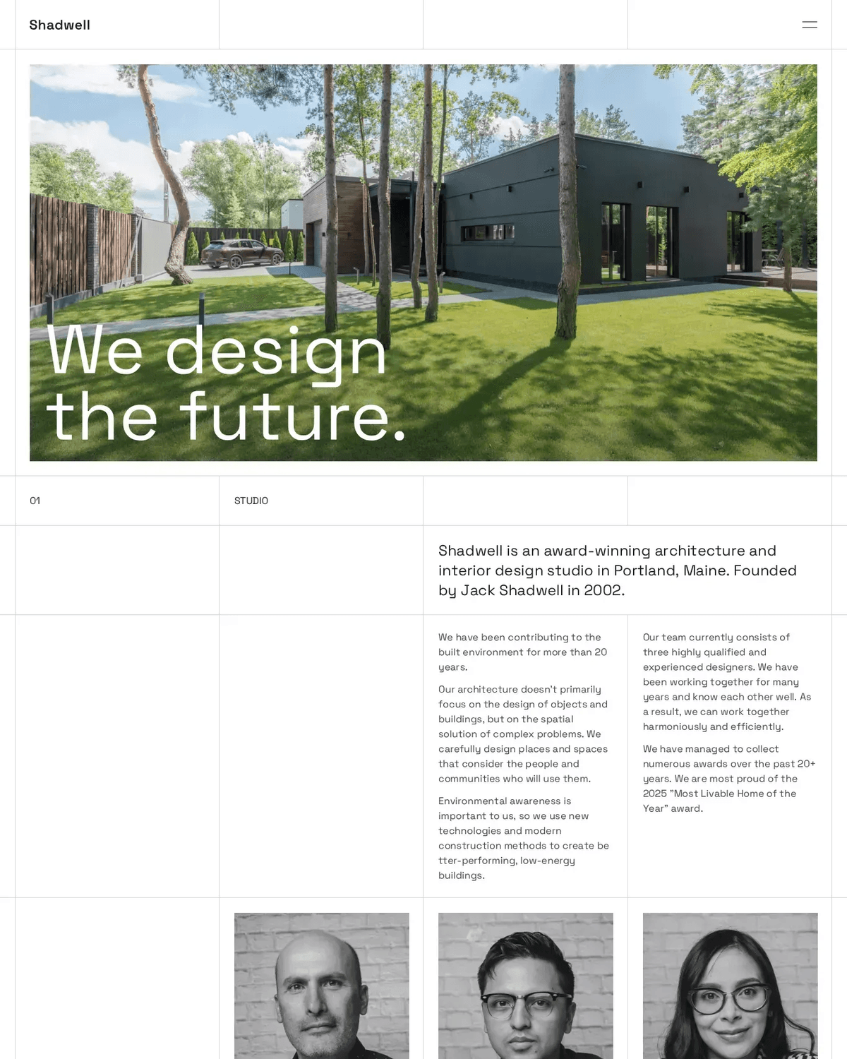Shadwell - Architecture Framer Template screenshot