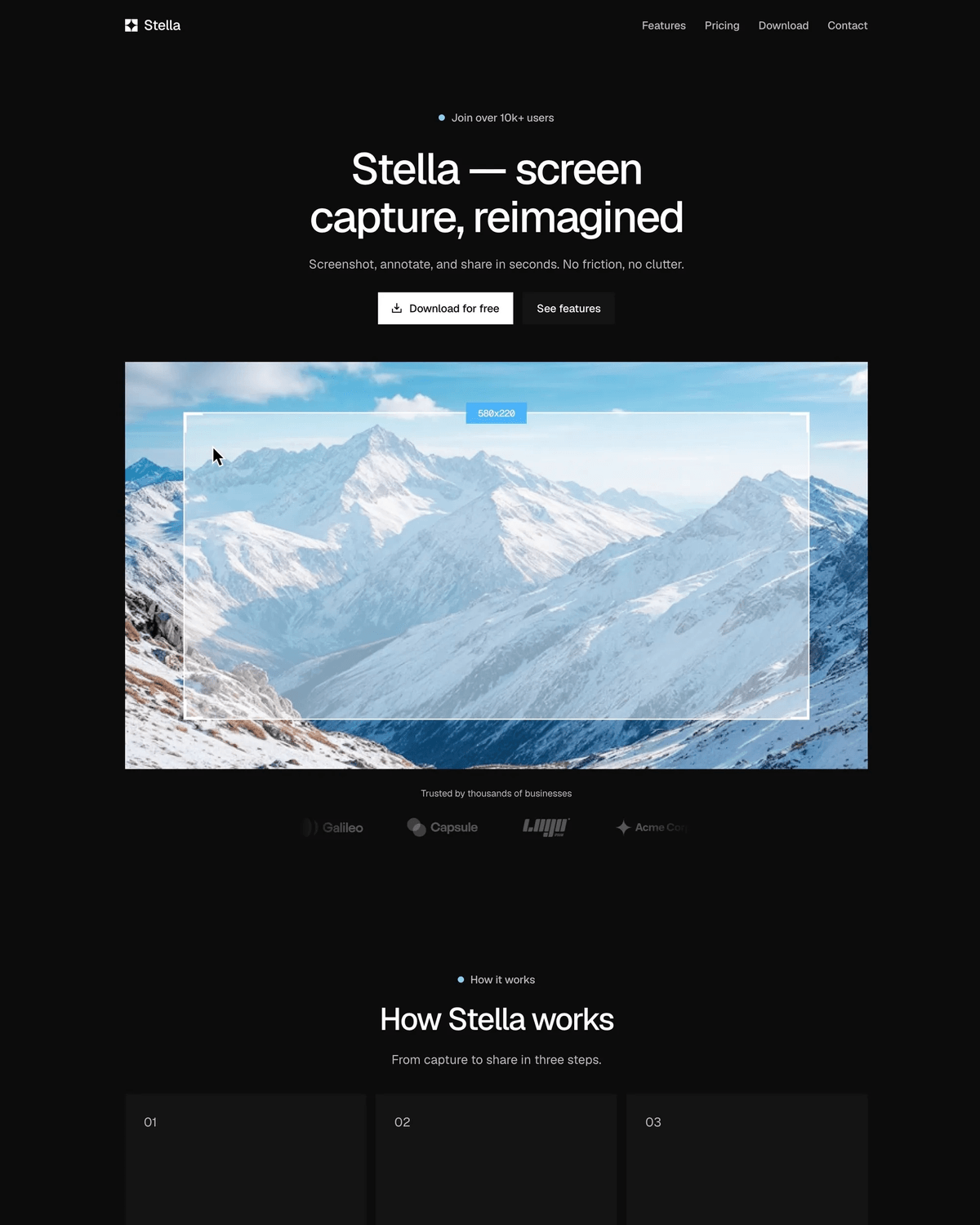 Stella - SaaS Template screenshot