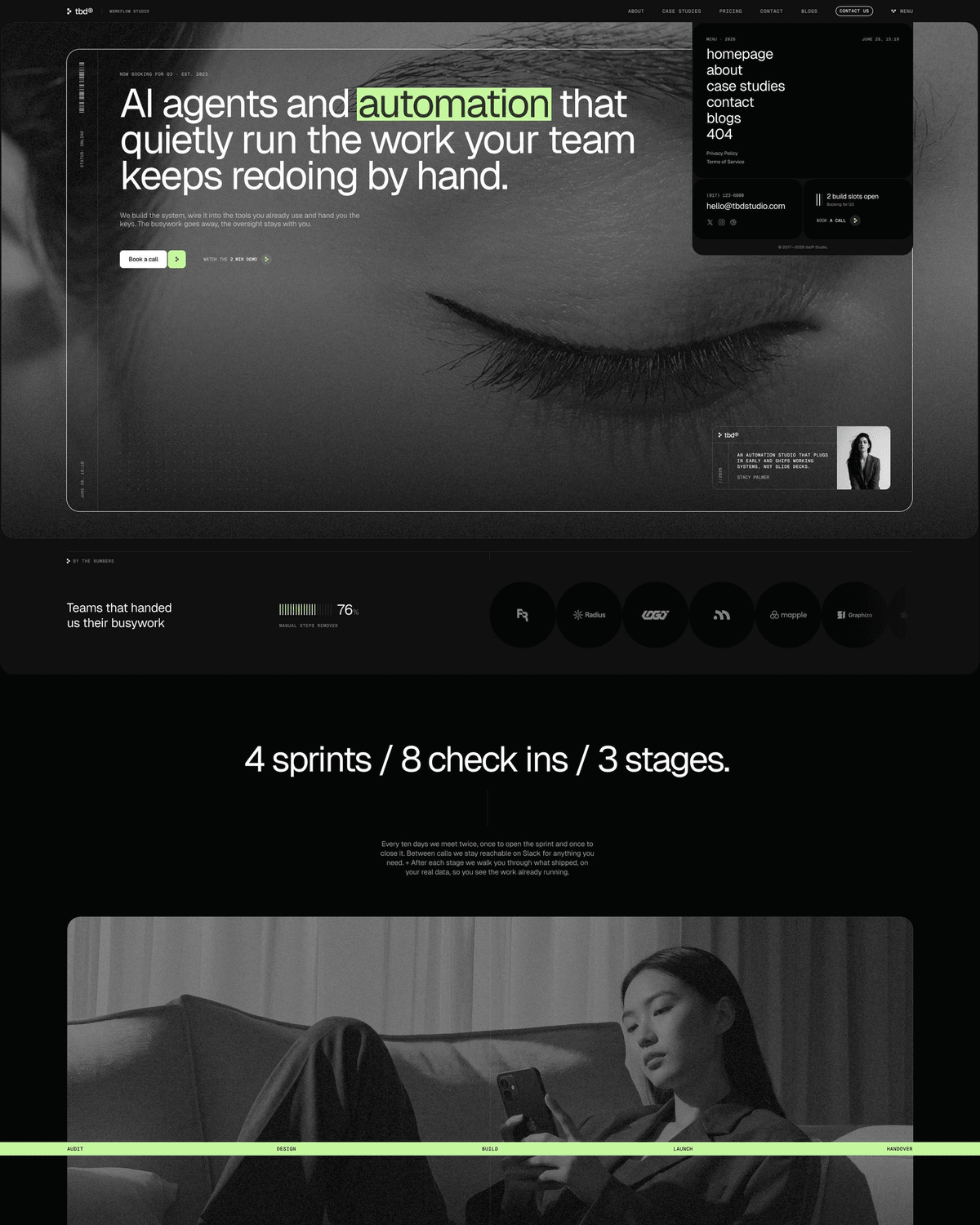 TBD® — Digital Agency & Studio Template screenshot