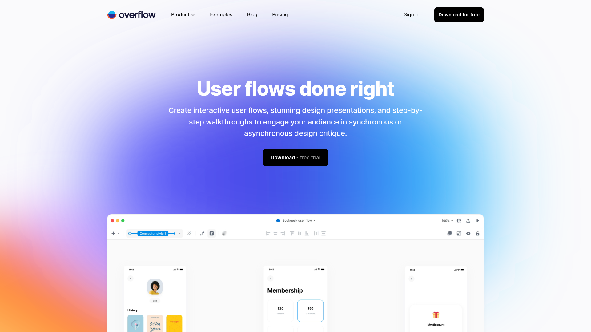 Overflow preview