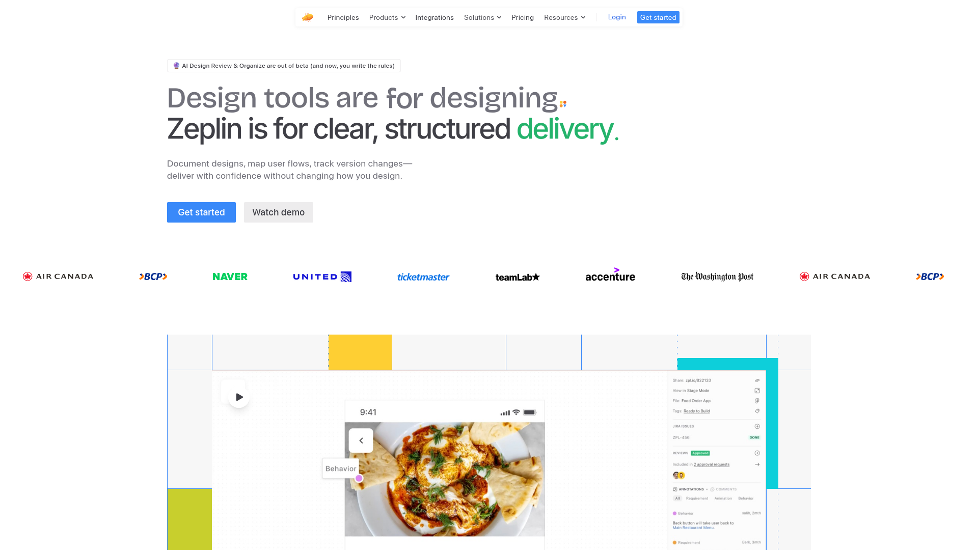 Zeplin preview
